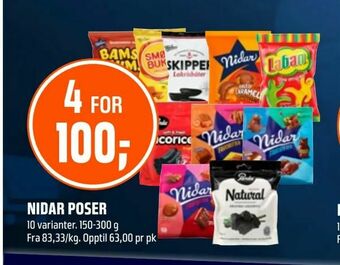 Coop Obs Nidar poser tilbud
