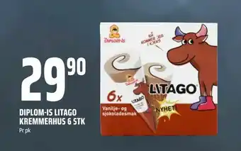 Coop Obs Diplom-is litago kremmerhus 6 stk tilbud
