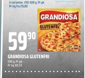 Coop Obs Grandiosa glutenfri tilbud