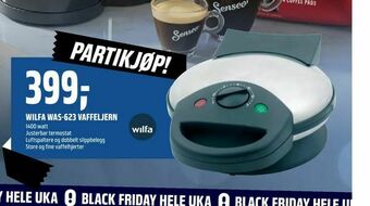 Coop Obs Wilfa was-623 vaffeljern tilbud