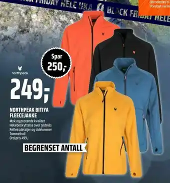 Coop Obs Northpeak bitiya fleecejakke tilbud