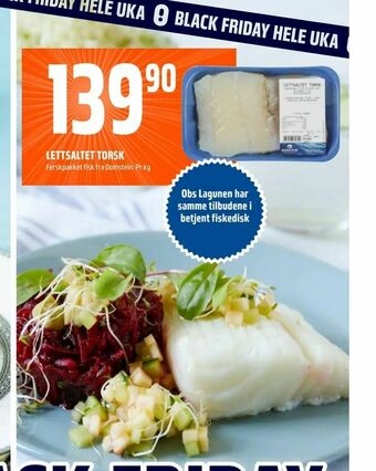 Coop Obs Lettsaltet torsk tilbud