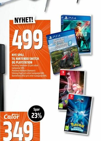 Coop Obs Nye spill til nintendo switch og playstation tilbud