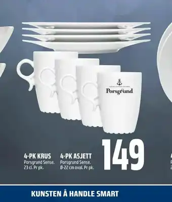 Coop Obs 4-pk krus tilbud