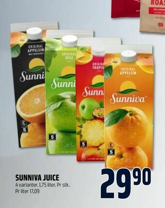 Coop Obs Sunniva juice tilbud