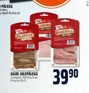 Coop Obs Gilde julepålegg tilbud