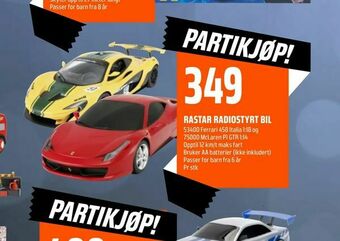Coop Obs Rastar radiostyrt bil tilbud