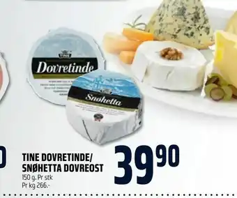 Coop Obs Tine dovretinde/ snøhetta dovreost tilbud
