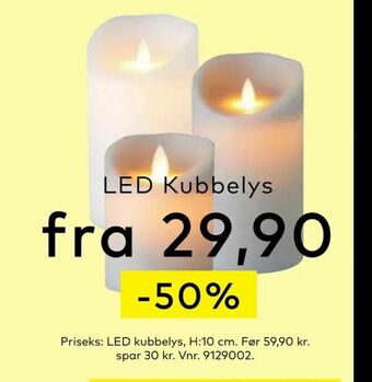 Skeidar LED Kubbelys tilbud