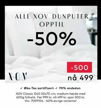 Skeidar XOV Classic D40 tilbud