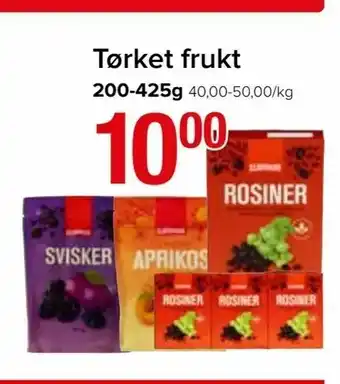 Spar Tørket frukt tilbud
