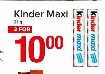 Spar Kinder Maxi tilbud