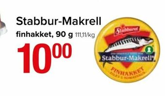 Spar Stabbur-Makrell tilbud