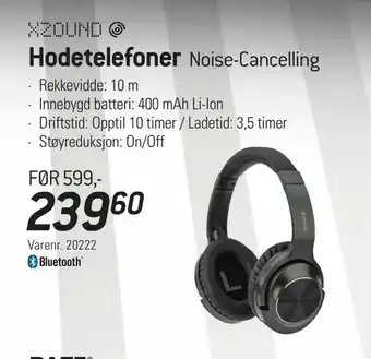 Thansen Hodetelefoner Noise-Cancelling tilbud