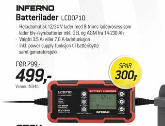 Thansen Batterilader tilbud