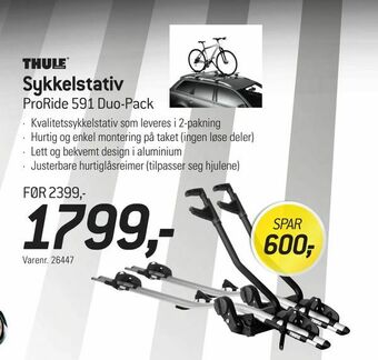 Thansen Sykkelstativ tilbud