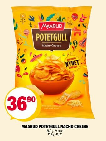 Coop Extra Maarud potetgull nacho cheese tilbud