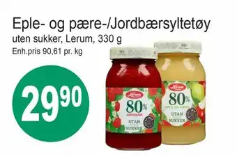 Joker Eple- og pære-/Jordbærsyltetøy tilbud