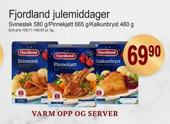 Joker Fjordland julemiddager tilbud