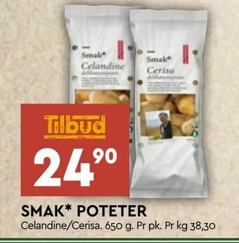Coop Mega Smak* poteter tilbud