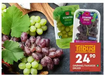 Coop Mega Grønne/fargede druer tilbud