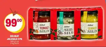 Coop Extra Delikat julesild 3 pk tilbud