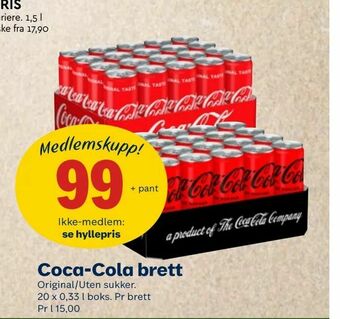 Coop Mega Coca-Cola brett tilbud