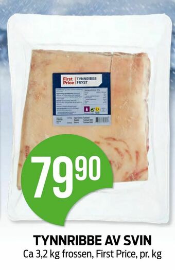 Kiwi Tynnribbe av svin tilbud