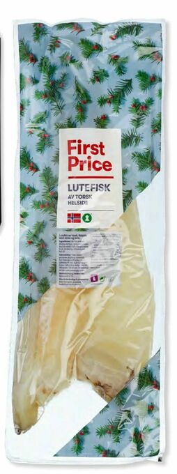 Kiwi Lutefisk av torsk tilbud