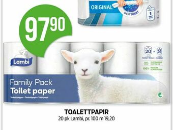 Kiwi Toalettpapir tilbud