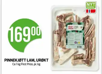 Kiwi Pinnekjøtt lam, urøkt tilbud