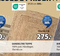 JYSK SANDELTRE TEPPE tilbud