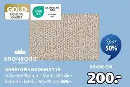 JYSK ORREFORS BADEMATTE tilbud