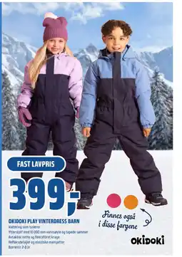 Coop Obs OKIDOKI PLAY VINTERDRESS BARN tilbud