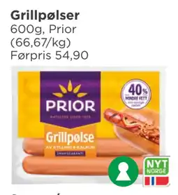 Meny Grillpølser tilbud