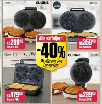 Europris Alle vaffeljern! tilbud