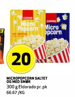 Bunnpris MICROPOPCORN SALTET OG MED SMØR tilbud