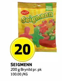 Bunnpris SEIGMENN tilbud