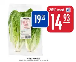 Rema 1000 HJERTESALAT 2PK tilbud