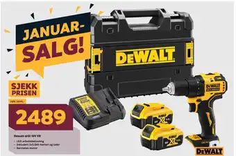 Megaflis Dewalt drill 18V XR tilbud