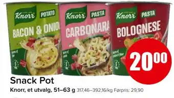 Spar KNORR Snack Pot tilbud