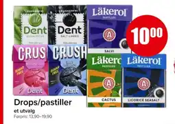Spar Drops/pastiller tilbud