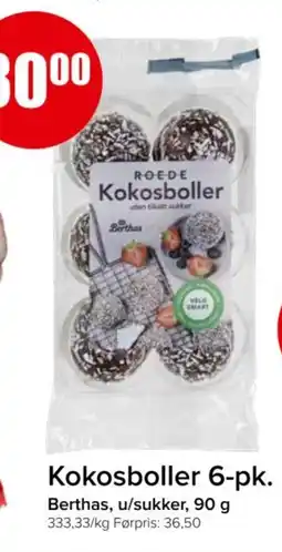 Spar Kokosboller tilbud