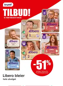 Spar Libero bleier tilbud