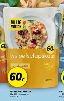 Bunnpris PØLSELAPSKAUS LYS tilbud