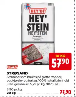 jem & fix STRØSAND tilbud