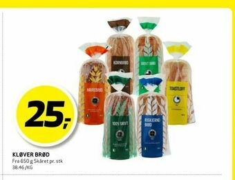 Bunnpris Kløver Brød tilbud
