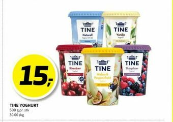 Bunnpris Tine Yoghurt tilbud