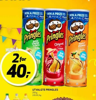 Bunnpris Utvalgte pringles tilbud