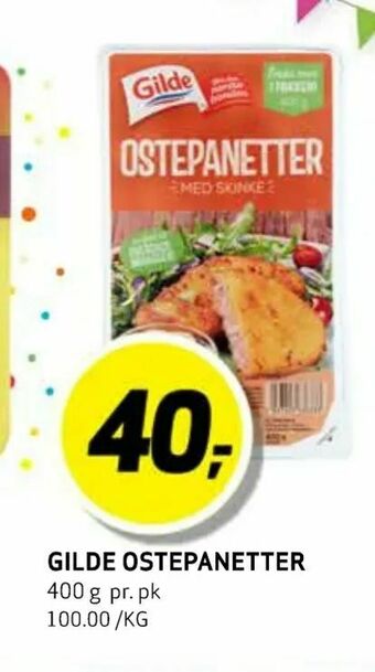 Bunnpris Gilde ostepanetter tilbud